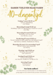 Programma voor de 40 dagentijd.