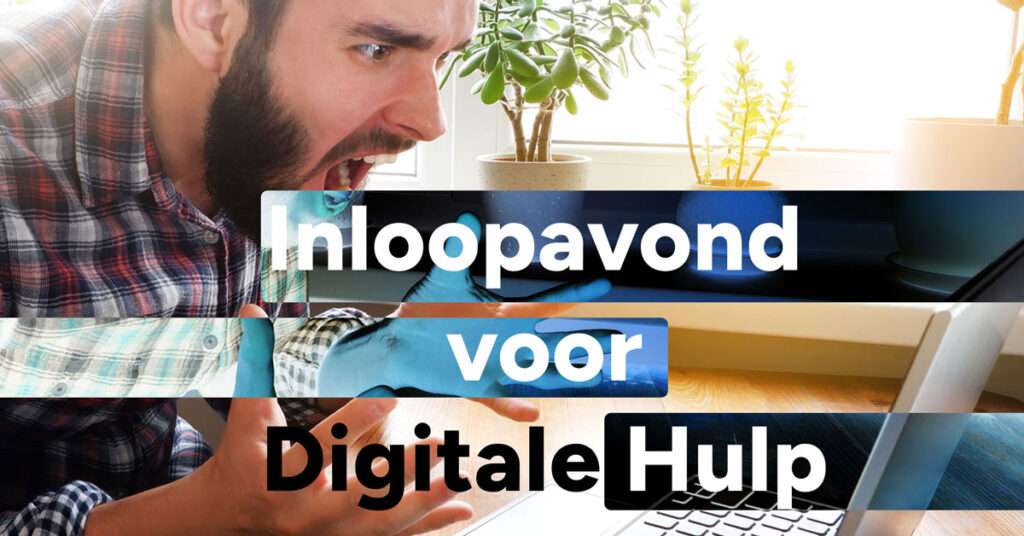 gefrustreerde man met computer probleem
